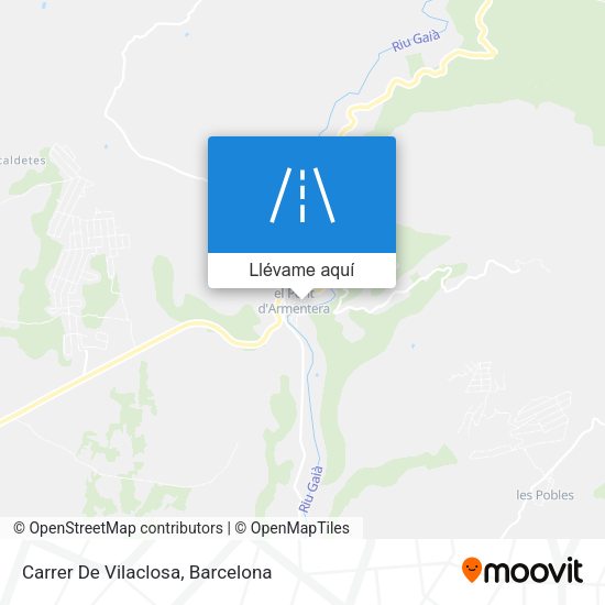 Mapa Carrer De Vilaclosa