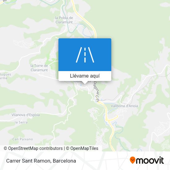 Mapa Carrer Sant Ramon