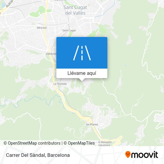 Mapa Carrer Del Sàndal