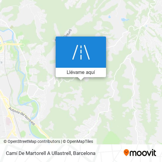 Mapa Camí De Martorell A Ullastrell