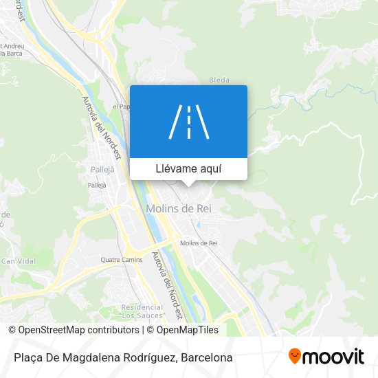 Mapa Plaça De Magdalena Rodríguez