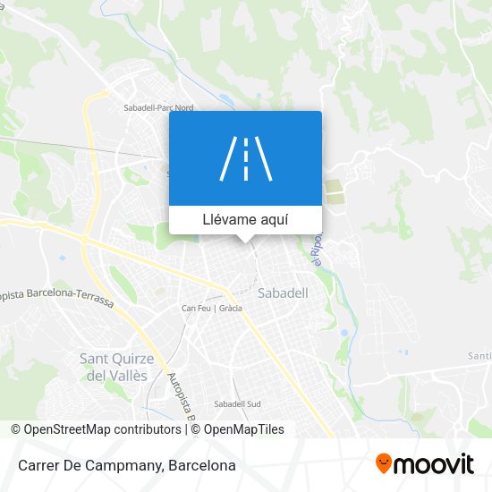 Mapa Carrer De Campmany