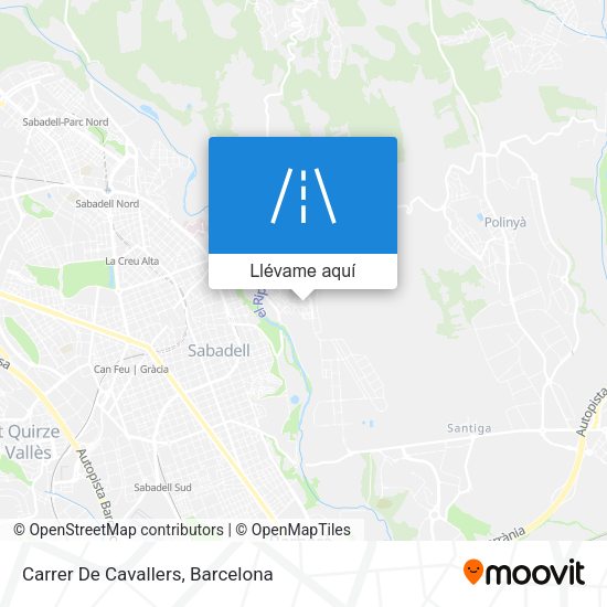 Mapa Carrer De Cavallers