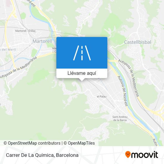 Mapa Carrer De La Química