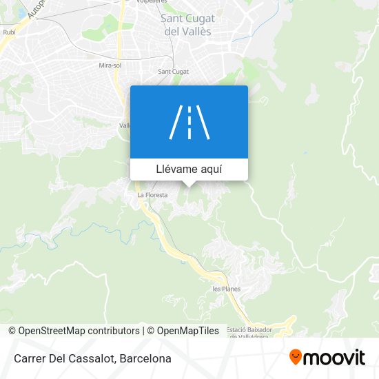 Mapa Carrer Del Cassalot