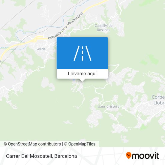 Mapa Carrer Del Moscatell