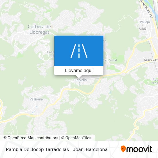 Mapa Rambla De Josep Tarradellas I Joan
