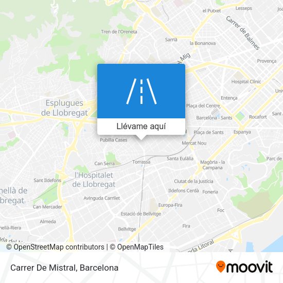 Mapa Carrer De Mistral