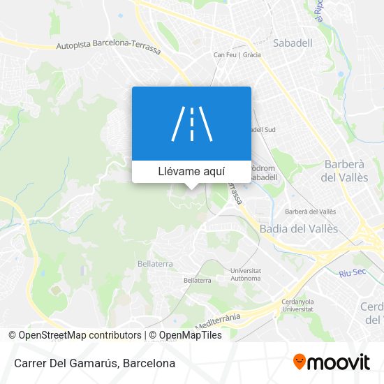 Mapa Carrer Del Gamarús