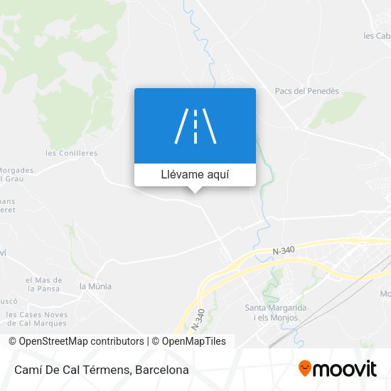 Mapa Camí De Cal Térmens