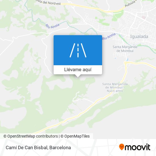 Mapa Camí De Can Bisbal