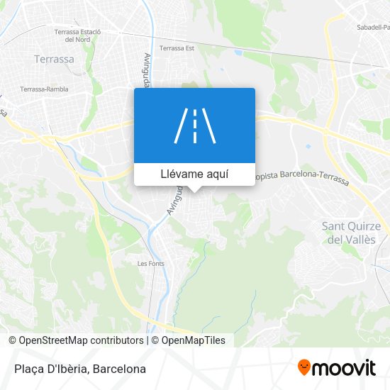 Mapa Plaça D'Ibèria