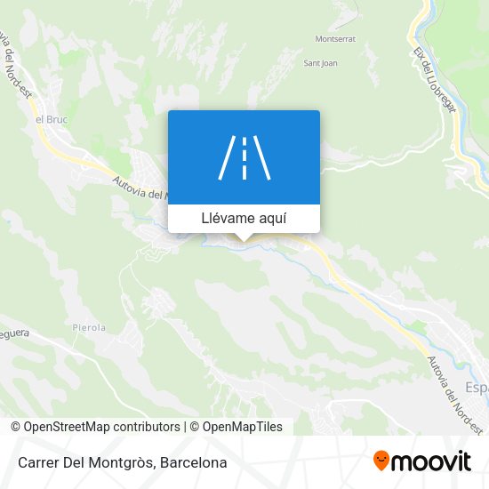 Mapa Carrer Del Montgròs