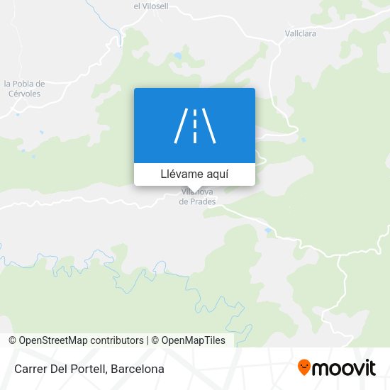 Mapa Carrer Del Portell
