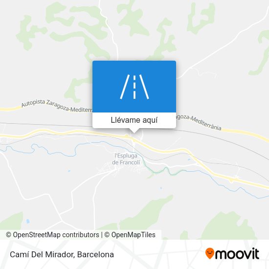 Mapa Camí Del Mirador