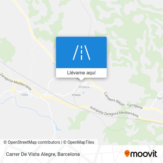 Mapa Carrer De Vista Alegre