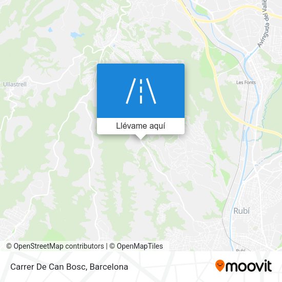 Mapa Carrer De Can Bosc