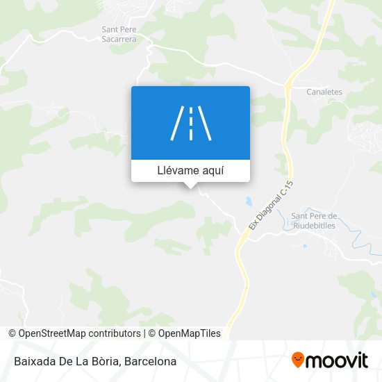 Mapa Baixada De La Bòria