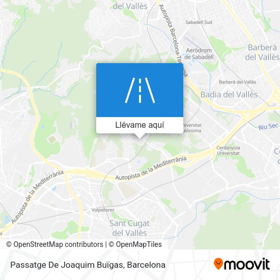 Mapa Passatge De Joaquim Buïgas