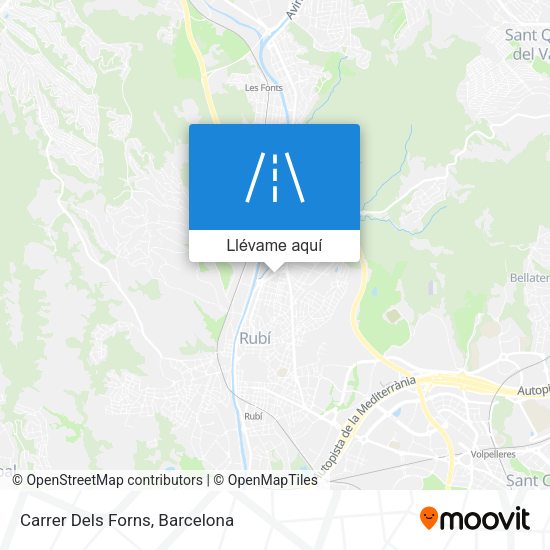 Mapa Carrer Dels Forns