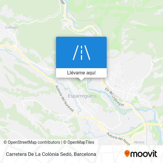 Mapa Carretera De La Colònia Sedó