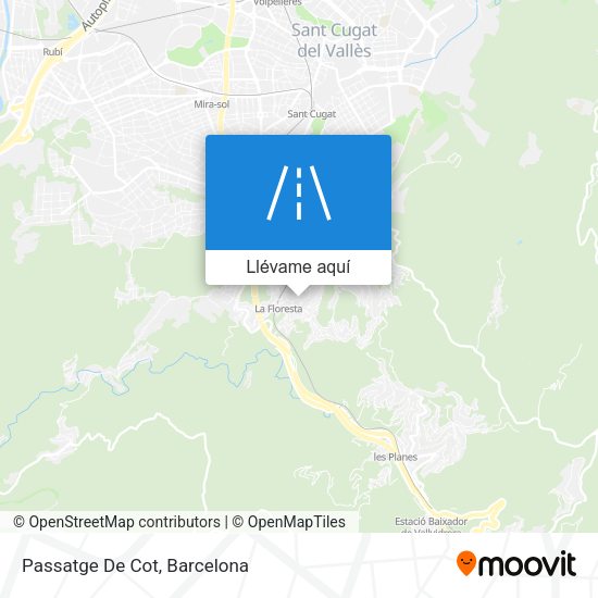 Mapa Passatge De Cot