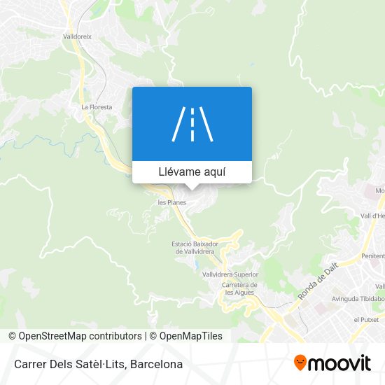 Mapa Carrer Dels Satèl·Lits