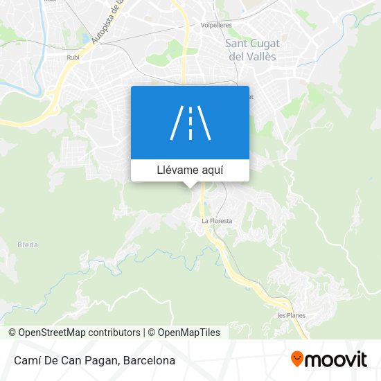 Mapa Camí De Can Pagan