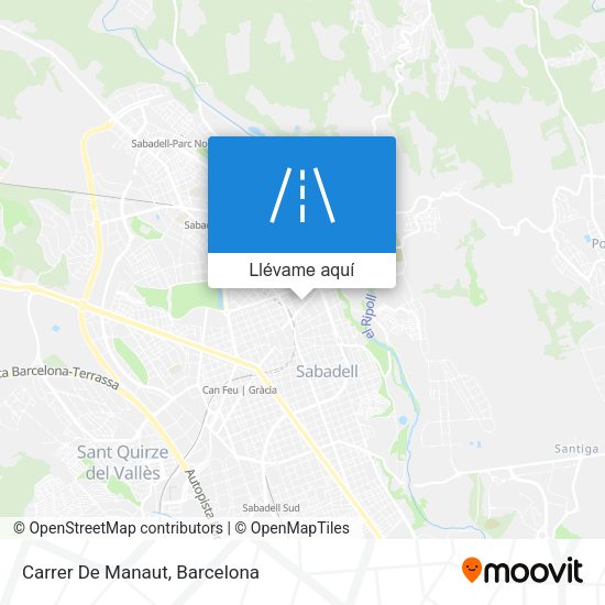 Mapa Carrer De Manaut