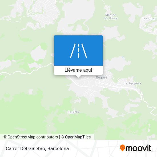 Mapa Carrer Del Ginebró