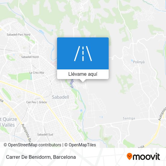 Mapa Carrer De Benidorm
