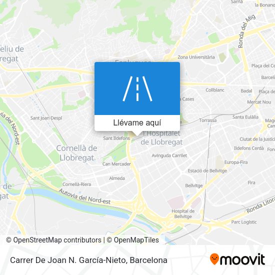 Mapa Carrer De Joan N. García-Nieto