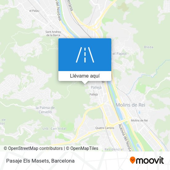 Mapa Pasaje Els Masets