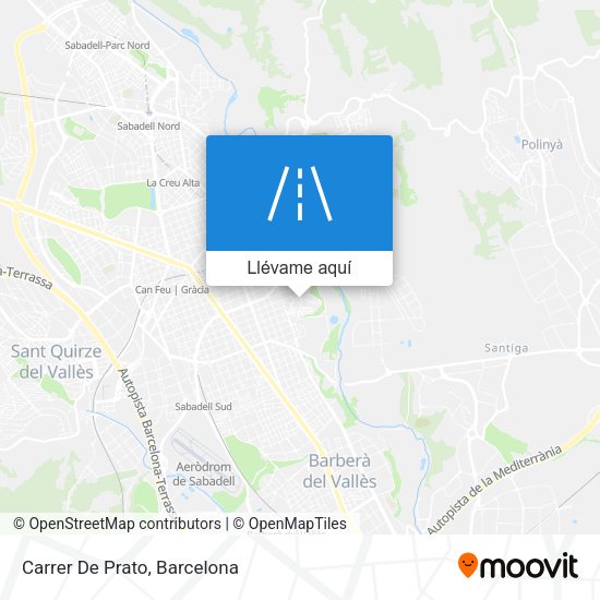Mapa Carrer De Prato