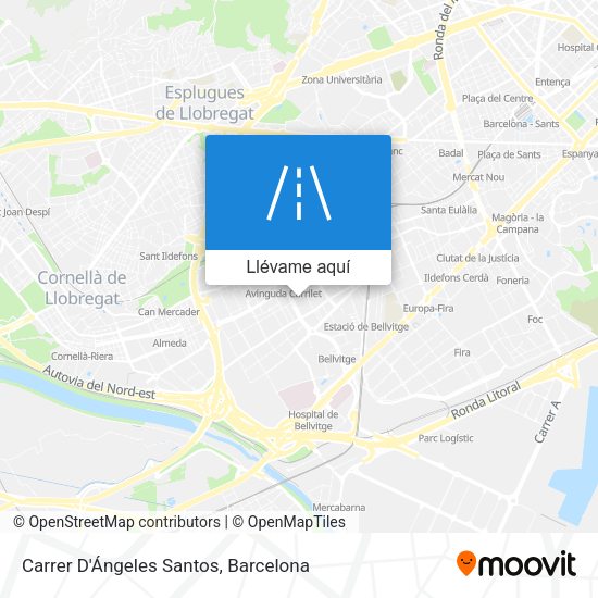 Mapa Carrer D'Ángeles Santos