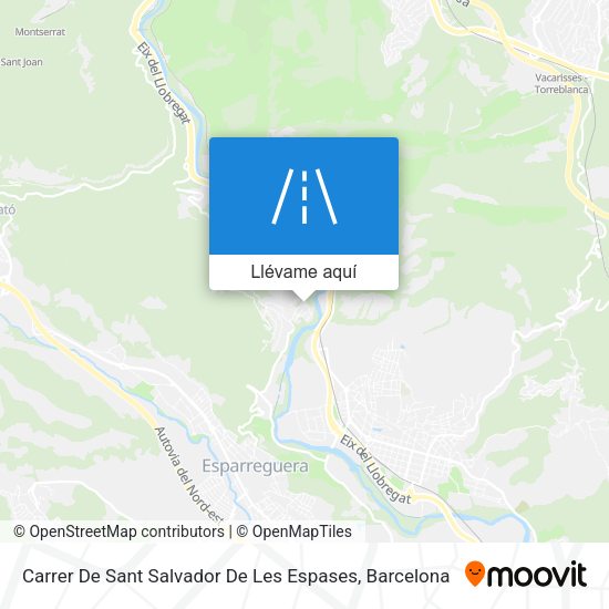 Mapa Carrer De Sant Salvador De Les Espases