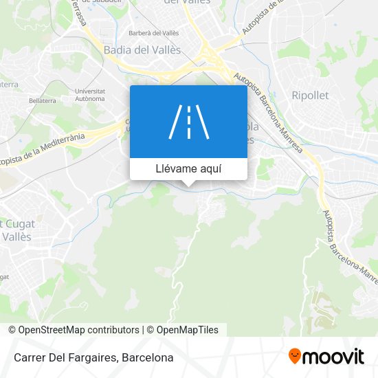 Mapa Carrer Del Fargaires