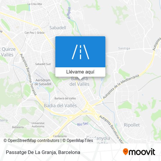 Mapa Passatge De La Granja