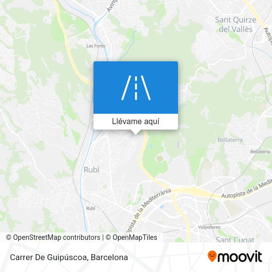 Mapa Carrer De Guipúscoa