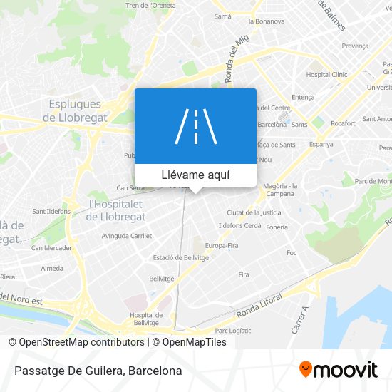 Mapa Passatge De Guilera