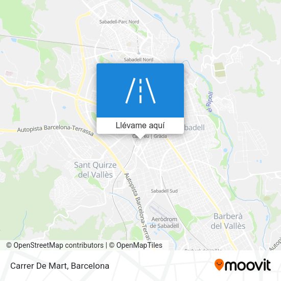 Mapa Carrer De Mart