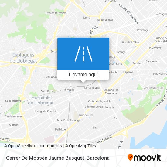 Mapa Carrer De Mossèn Jaume Busquet