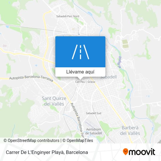 Mapa Carrer De L'Enginyer Playà