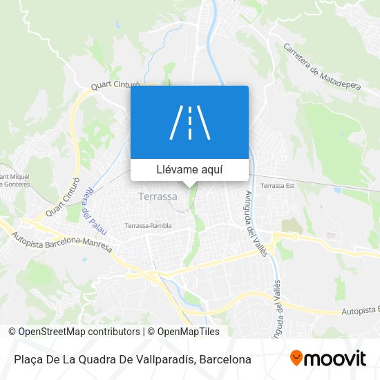 Mapa Plaça De La Quadra De Vallparadís