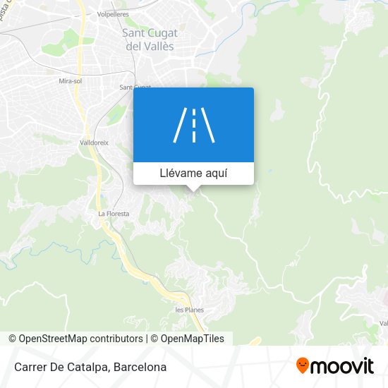 Mapa Carrer De Catalpa