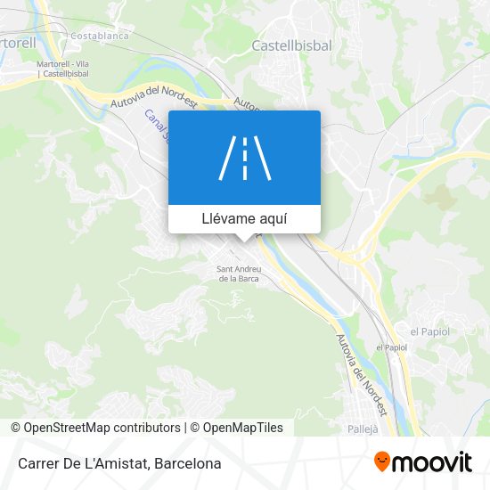 Mapa Carrer De L'Amistat
