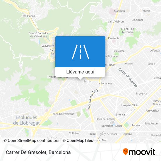 Mapa Carrer De Gresolet