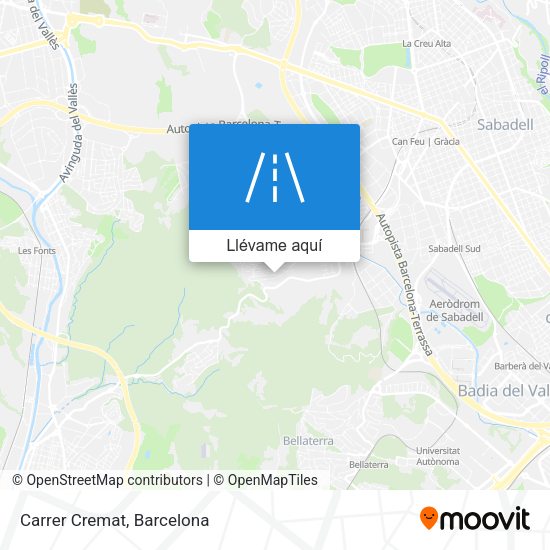 Mapa Carrer Cremat