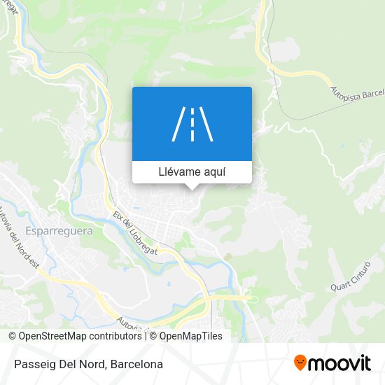 Mapa Passeig Del Nord