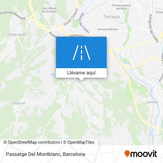 Mapa Passatge Del Montblanc